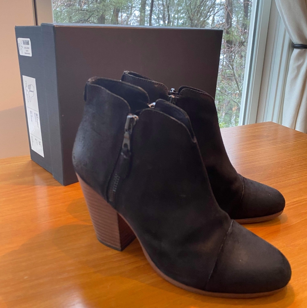 Rag & Bone Black Suede Margot Bootie